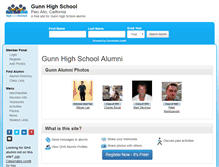 Tablet Screenshot of gunnhighschool.org
